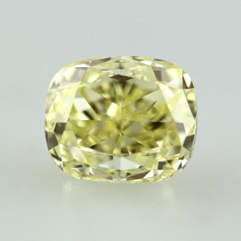 Fancy Yellow Diamond, Cushion, 1.73 carat, VS2- C